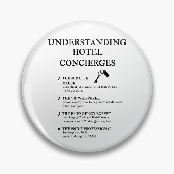 Item preview, Understanding Hotel Concierges – Funny Luxury Life Definitions designed and sold by PsyFlow35.