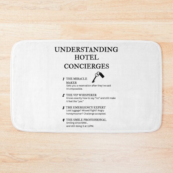Item preview, Understanding Hotel Concierges – Funny Luxury Life Definitions designed and sold by PsyFlow35.