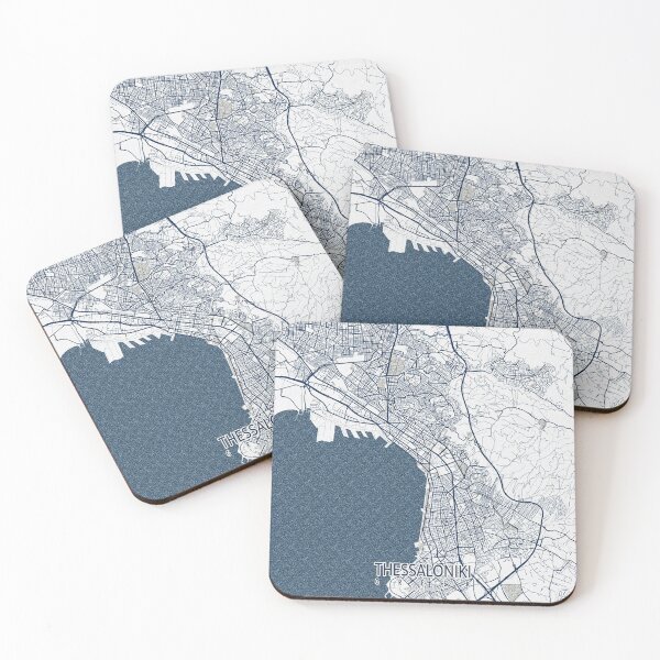 Item preview, Thessaloniki City Map of Greece - Coastal designed and sold by deMAP.