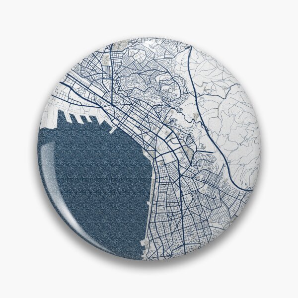 Item preview, Thessaloniki City Map of Greece - Coastal designed and sold by deMAP.