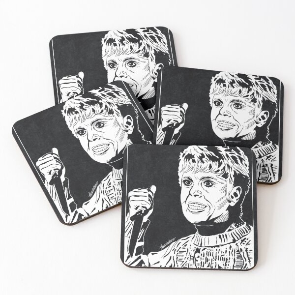 Item preview, PAMELA VOORHEES - Friday the 13th (Black and White) designed and sold by FamousWeirdosRB.