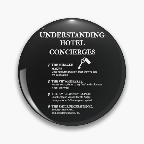 Item preview, Understanding Hotel Concierges – Funny Luxury Life Definitions – Black designed and sold by PsyFlow35.