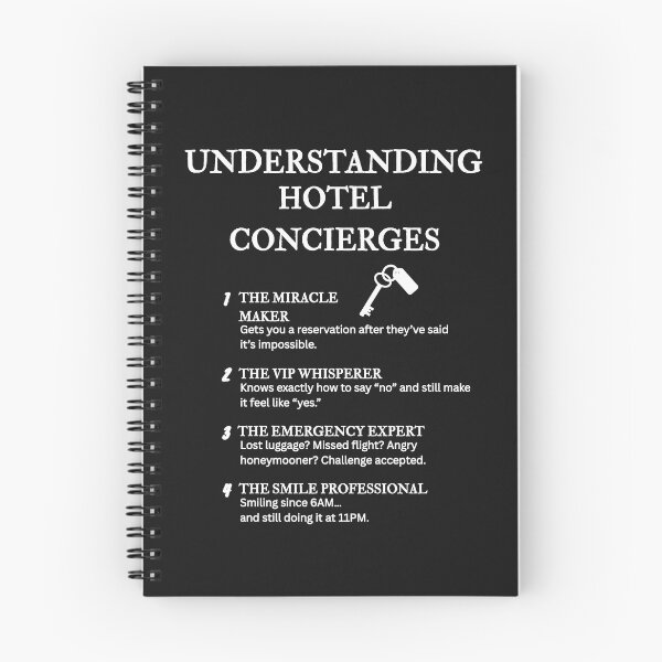 Item preview, Understanding Hotel Concierges – Funny Luxury Life Definitions – Black designed and sold by PsyFlow35.