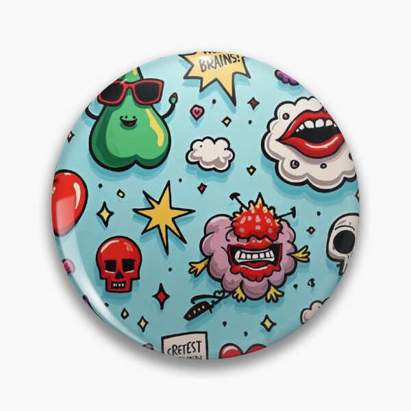 Item preview, Pop Art Graffiti Funny Comics Faces - Creepy Cute 3 designed and sold by SoccaTamam.