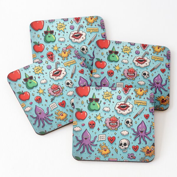 Item preview, Pop Art Graffiti Funny Comics Faces - Creepy Cute 3 designed and sold by SoccaTamam.