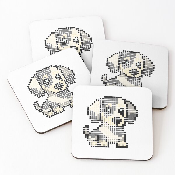 Item preview, Pixeled Dachshund (piebald) designed and sold by Brain Fart Buffet.