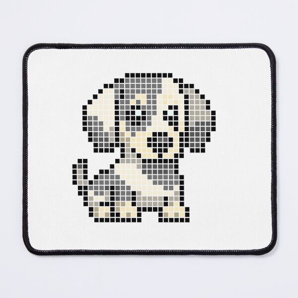 Item preview, Pixeled Dachshund (piebald) designed and sold by Brain Fart Buffet.