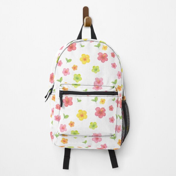 Item preview, Summer exotic little flowers trendy pattern white background designed and sold by HandmadeMood.