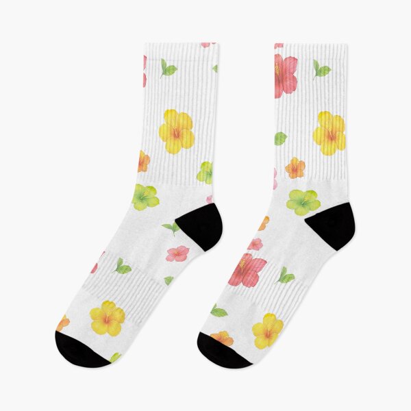 Item preview, Summer exotic little flowers trendy pattern white background designed and sold by HandmadeMood.