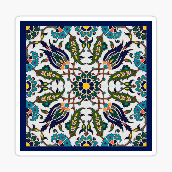 Oriental pattern wall art Sticker