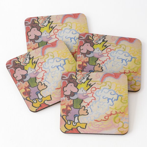 Item preview, Chaotic Harmony – Abstract Faces in Motion by Cotchichi designed and sold by Cotchichi.