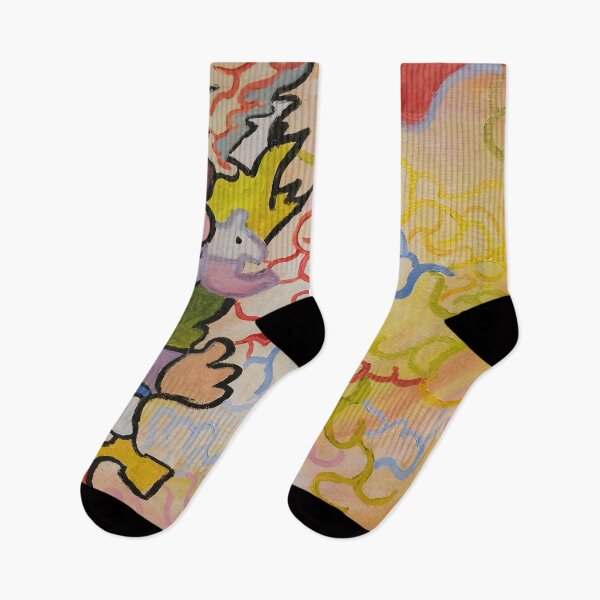 Item preview, Chaotic Harmony – Abstract Faces in Motion by Cotchichi designed and sold by Cotchichi.
