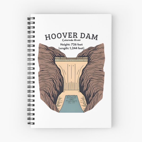 Item preview, Hoover Dam Facts Tee – Engineering Wonder of the Desert designed and sold by CyberArtistOne.