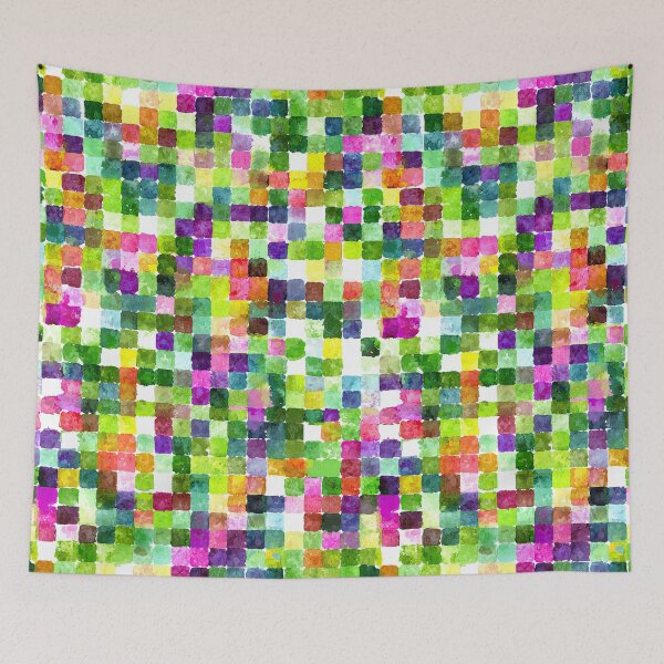 Item preview, Colorful Abstract Squares Seamlessly Dance In Harmony designed and sold by Piotrek0001.