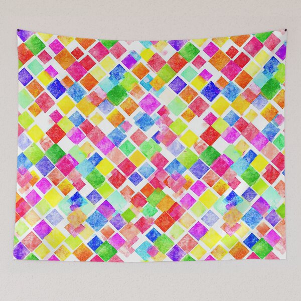 Item preview, Bright Transparent Squares Form A Playful Pattern designed and sold by Piotrek0001.