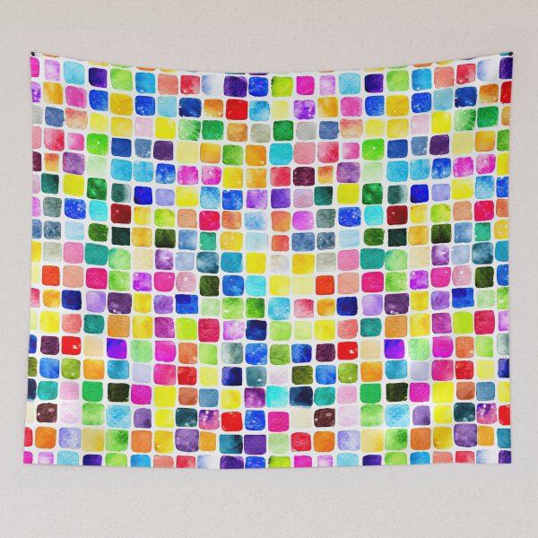 Item preview, Pastel Watercolor Squares In Seamless Artistic Flow designed and sold by Piotrek0001.