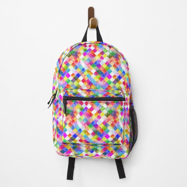 Item preview, Colorful Grid Of Watercolor Squares On White designed and sold by Piotrek0001.
