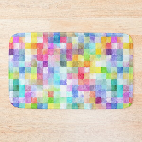 Item preview, Artistic Composition Of Floating Watercolor Squares Pattern designed and sold by Piotrek0001.