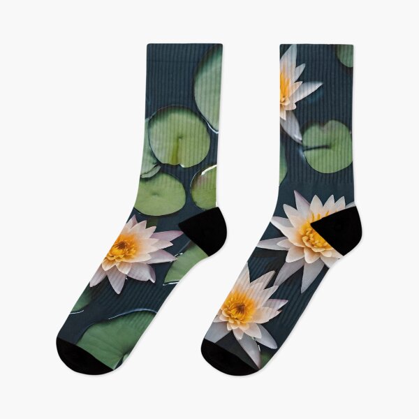 Item preview, Water Lilies on Dark Water designed and sold by Pixel Press Prints.