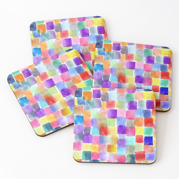 Item preview, Light Geometric Watercolor Grid On Clean Background designed and sold by Piotrek0001.