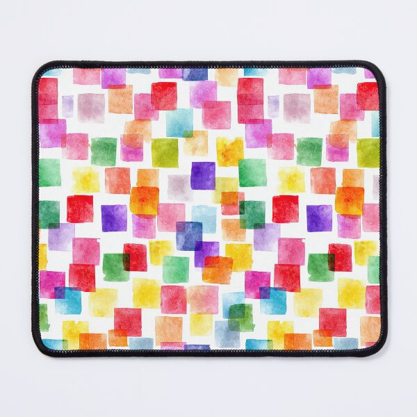 Item preview, Harmonious Watercolor Pattern With Subtle Square Details designed and sold by Piotrek0001.