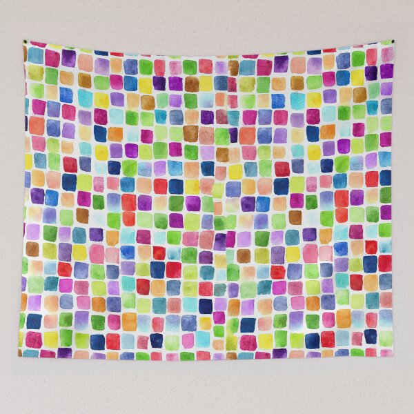 Item preview, Bold Abstract Squares Create Seamless Artistic Rhythm designed and sold by Piotrek0001.