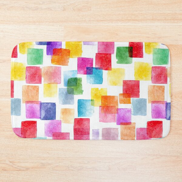 Item preview, Harmonious Watercolor Pattern With Subtle Square Details designed and sold by Piotrek0001.