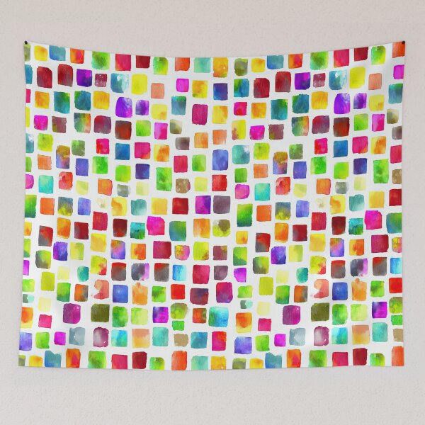 Item preview, Floating Color Squares In Soft Grid Formation designed and sold by Piotrek0001.