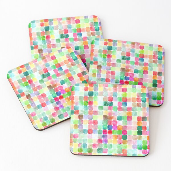 Item preview, Fluid Composition Of Artistic Watercolor Square Pattern designed and sold by Piotrek0001.