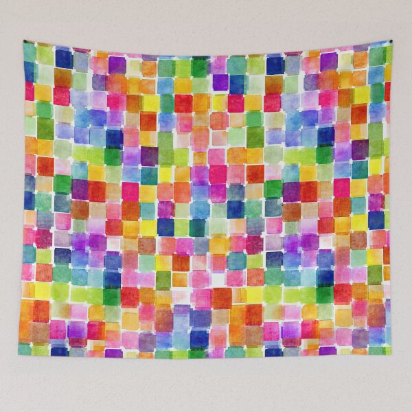 Item preview, Elegant Abstract Grid With Pastel Watercolor Touch designed and sold by Piotrek0001.