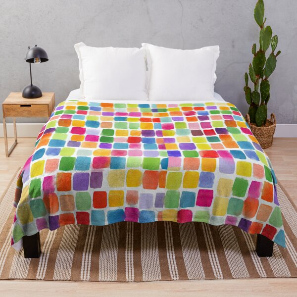 Item preview, Dreamy Watercolor Grid With Transparent Square Design designed and sold by Piotrek0001.