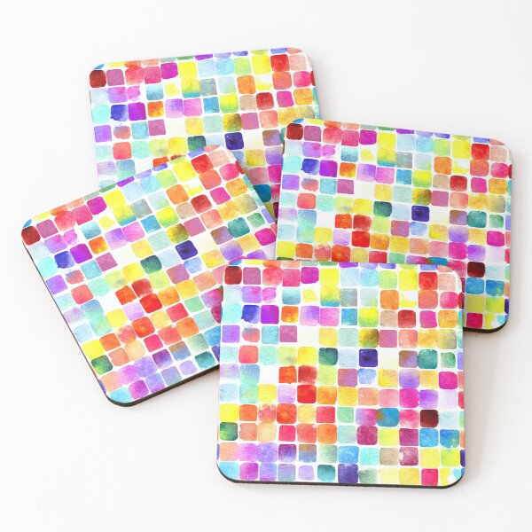 Item preview, Subtle Color Squares Merging In Seamless Harmony designed and sold by Piotrek0001.