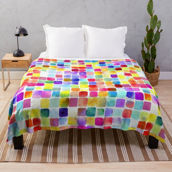 Item preview, Subtle Color Squares Merging In Seamless Harmony designed and sold by Piotrek0001.