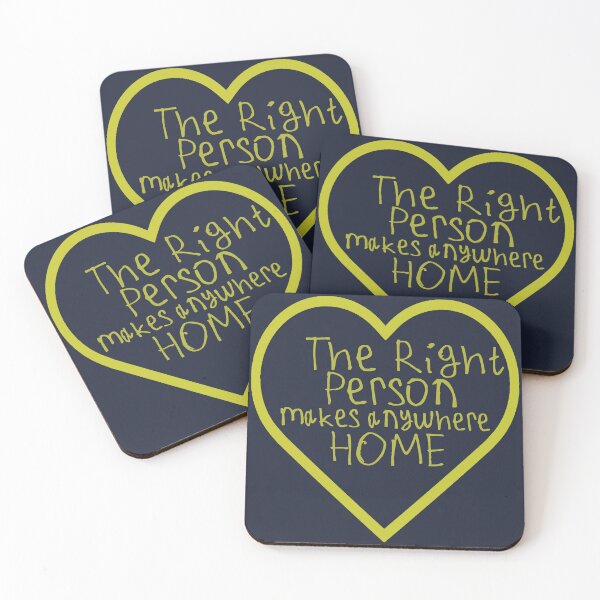 Item preview, The Right Person Makes Anywhere Home designed and sold by kinpirks.