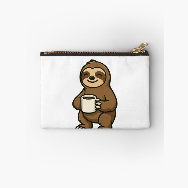 Item preview, Cute Sloth With Coffee designed and sold by k3rstman1.