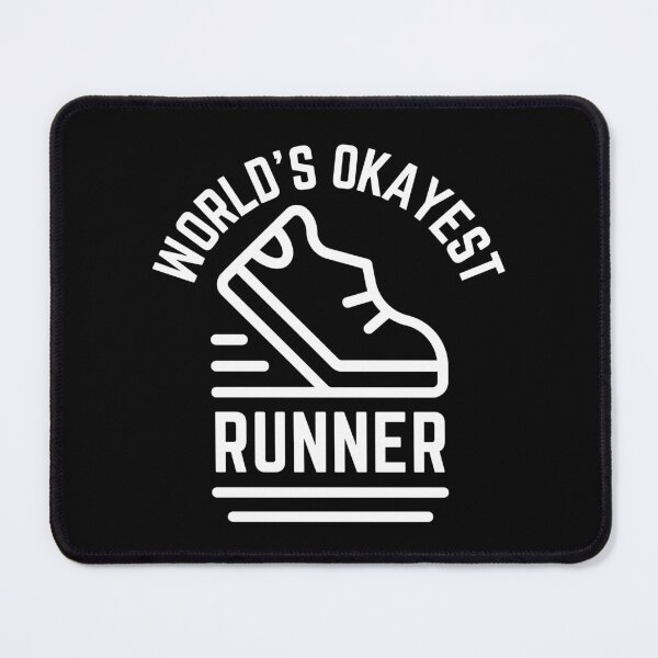 Item preview, World's Okayest Runner Sarcastic Running Marathon designed and sold by StrideSuccess.