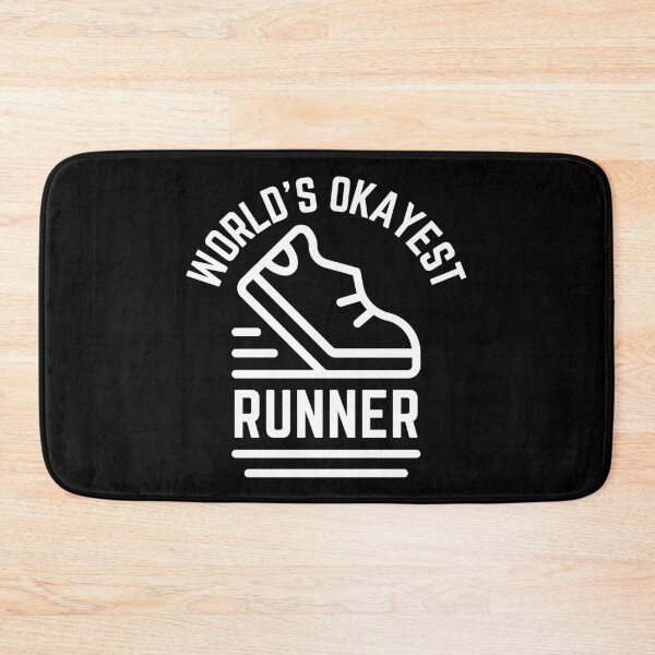 Item preview, World's Okayest Runner Sarcastic Running Marathon designed and sold by StrideSuccess.