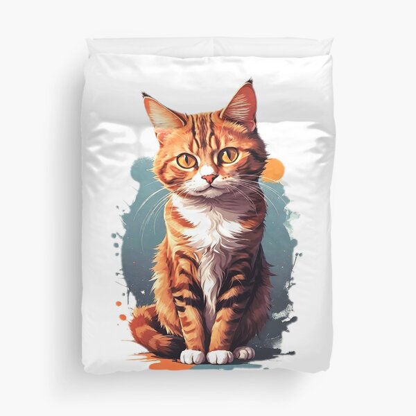 Item preview, Funny light brown Cat Digital Painting! designed and sold by Giulivo Store Graphic.