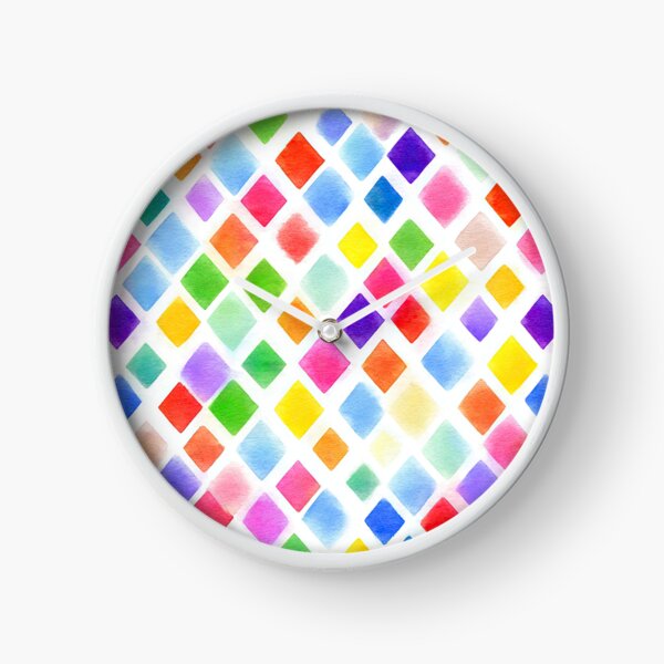 Item preview, Abstract Watercolor Squares Floating Over White Space designed and sold by Piotrek0001.