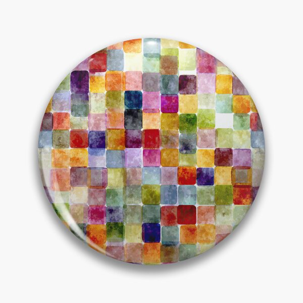 Item preview, Gentle Watercolor Grid Of Transparent Color Squares designed and sold by Piotrek0001.
