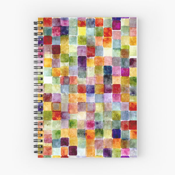 Item preview, Gentle Watercolor Grid Of Transparent Color Squares designed and sold by Piotrek0001.