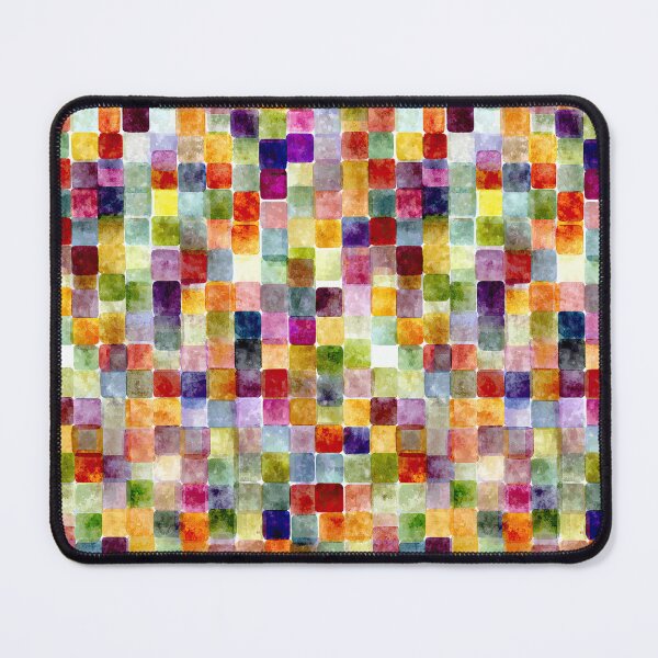 Item preview, Gentle Watercolor Grid Of Transparent Color Squares designed and sold by Piotrek0001.