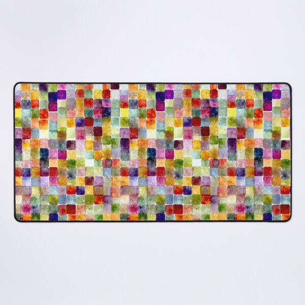 Item preview, Gentle Watercolor Grid Of Transparent Color Squares designed and sold by Piotrek0001.