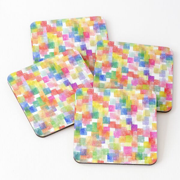Item preview, Clean Design Featuring Watercolor Squares In Grid designed and sold by Piotrek0001.