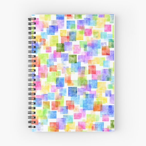 Item preview, Colorful Watercolor Squares Spread Across Clean Canvas designed and sold by Piotrek0001.