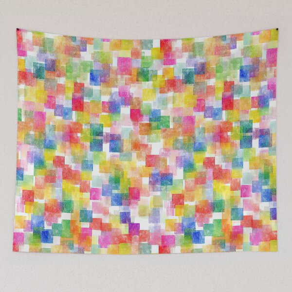 Item preview, Clean Design Featuring Watercolor Squares In Grid designed and sold by Piotrek0001.