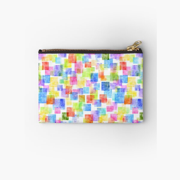 Item preview, Colorful Watercolor Squares Spread Across Clean Canvas designed and sold by Piotrek0001.