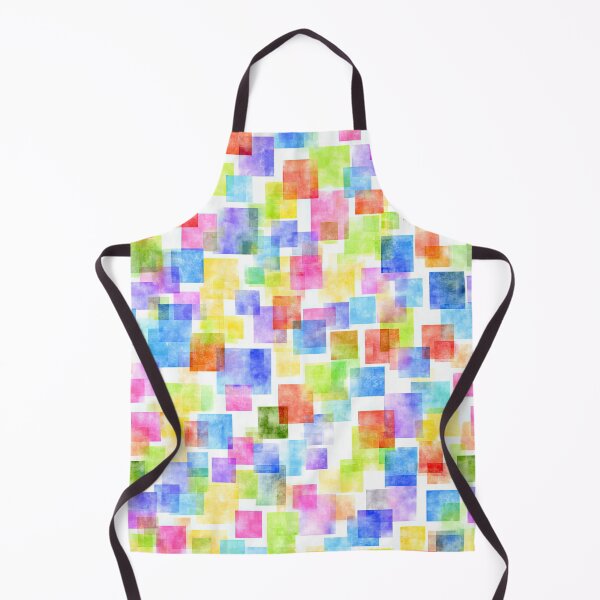 Item preview, Colorful Watercolor Squares Spread Across Clean Canvas designed and sold by Piotrek0001.