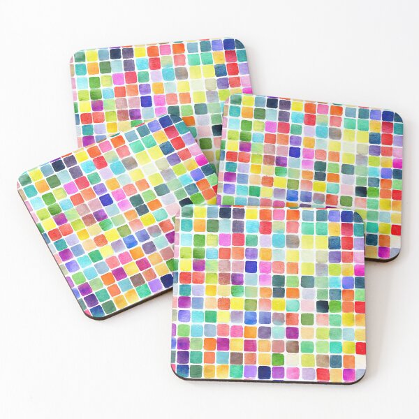 Item preview, Pastel Square Pattern In Minimal Artistic Style designed and sold by Piotrek0001.