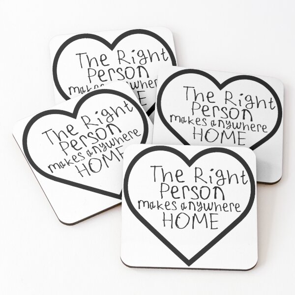 Item preview, The Right Person Makes Anywhere Home designed and sold by kinpirks.
